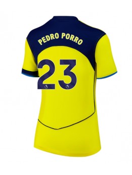 Billige Tottenham Hotspur Pedro Porro #23 Tredjedrakt Dame 2025-26 Kortermet